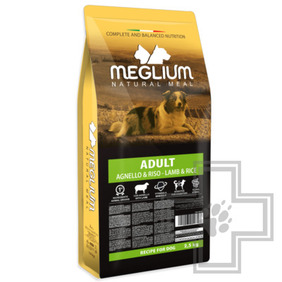 Meglium Sensible Корм для взрослых собак с чувствительным пищеварением, с ягненком и рисом