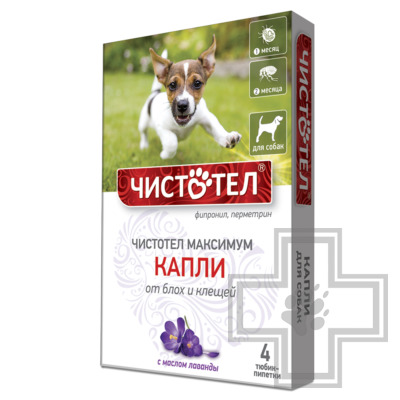 Чистотел Максимум Капли от блох и клещей для собак