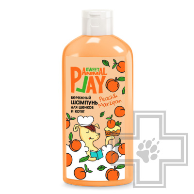 Animal Play Sweet Шампунь бережный "Персиковый марципан" для собак и кошек