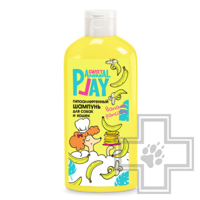 Animal Play Sweet Шампунь гипоаллергенный "Банановый панкейк" для собак и кошек