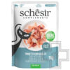 Schesir Complements Пресервы для взрослых кошек, с тунцом и хеком в желе