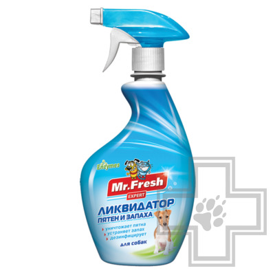 Mr. Fresh Expert Ликвидатор пятен и запаха 3в1 для собак