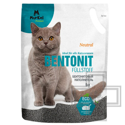Murkel Наполнитель бентонитовый комкующийся, без запаха