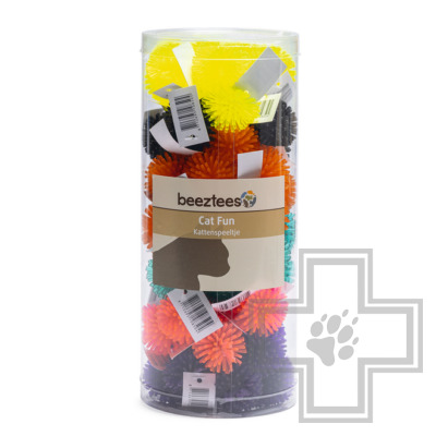 Beeztees Резиновый мячик с шипами для кошек (цена за 1 игрушку)