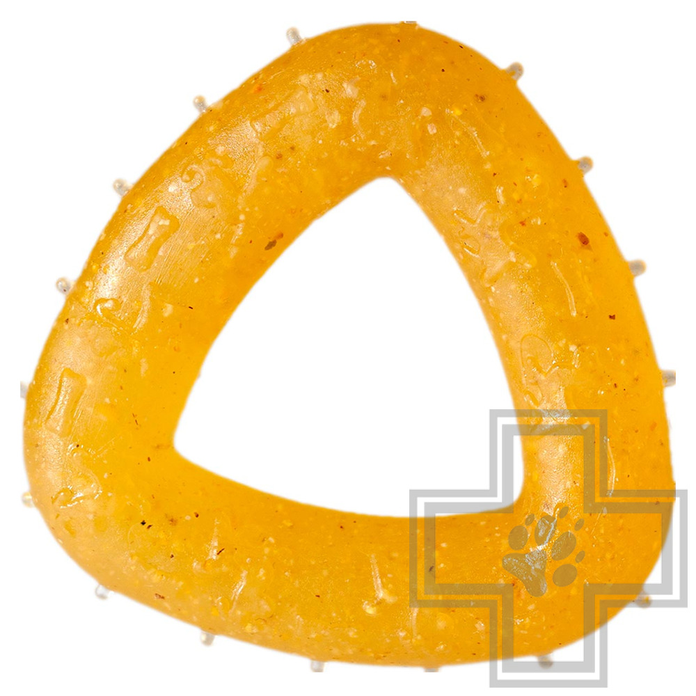 INDIGO Игрушка "Треугольник" жевательная с кукурузным волокном для собак