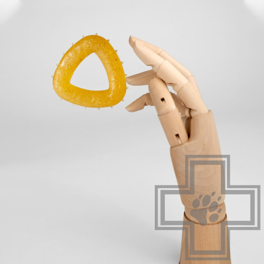 INDIGO Игрушка "Треугольник" жевательная с кукурузным волокном для собак INDIGO Игрушка "Треугольник" жевательная с кукурузным волокном для собак