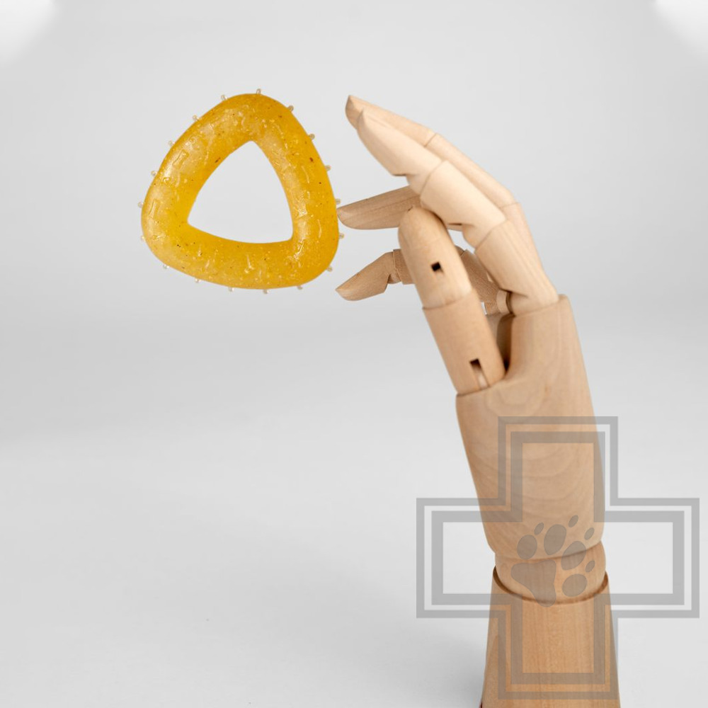 INDIGO Игрушка "Треугольник" жевательная с кукурузным волокном для собак