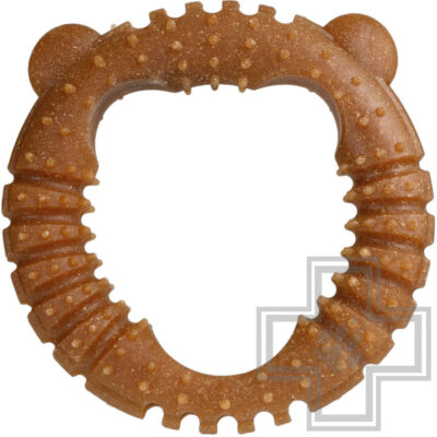 INDIGO Игрушка "Медведь" жевательная с кукурузным волокном для собак