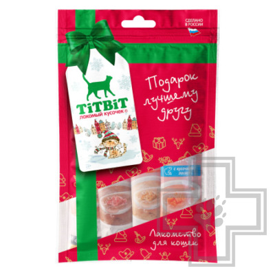 TiTBiT Крем-суп для кошек 4 вкуса (Новогодняя коллекция)