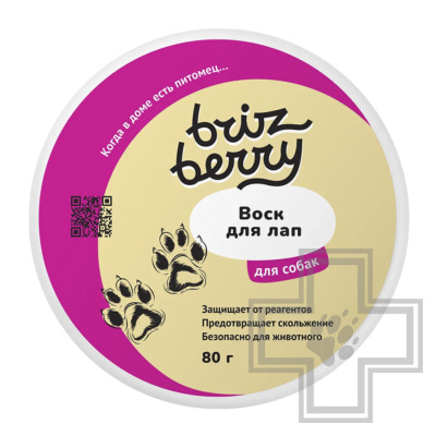 Apicenna Brizberry Воск для ухода за лапами собак