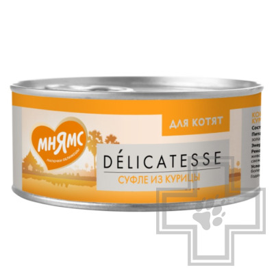 Мнямс Деликатес Консервы для котят, с курицей