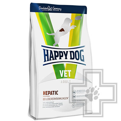 Happy Dog Vet Diet Hepatic Корм-диета для взрослых собак при заболеваниях печени