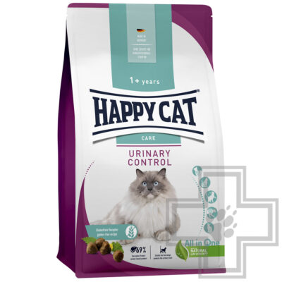 Happy Cat Sensitive 1+ Urinary Control Корм для взрослых кошек для защиты мочевыводящих путей