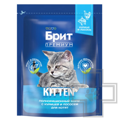 Брит Премиум Kitten Корм для котят, с курицей