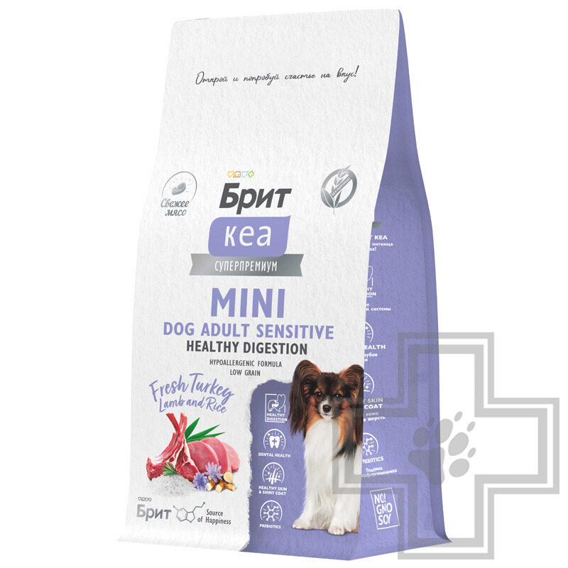 Брит Кеа Sensitive Healthy Digestion Корм для взрослых собак мелких пород с ЧП, с индейкой Брит Кеа Sensitive Healthy Digestion Корм для взрослых собак мелких пород с ЧП, с индейкой