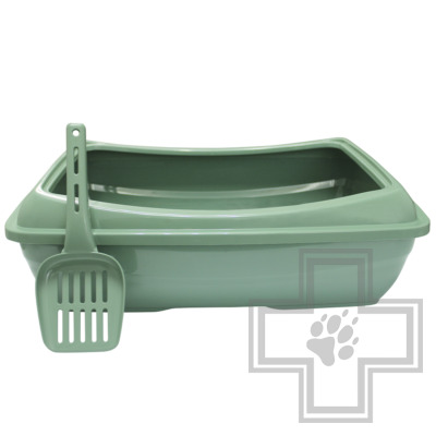 №1 Favorite Туалет "Атонго" глубокий с бортиком и совком для кошек