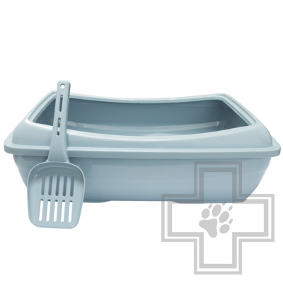 №1 Favorite Туалет "Атонго" глубокий с бортиком и совком для кошек