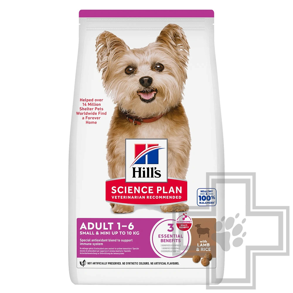 Hill's SP Adult Корм для взрослых собак декоративных пород, с ягненком