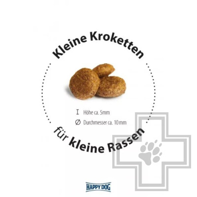 Happy Dog Mini Toscana Sensible Корм для собак мелких пород, с уткой и лососем