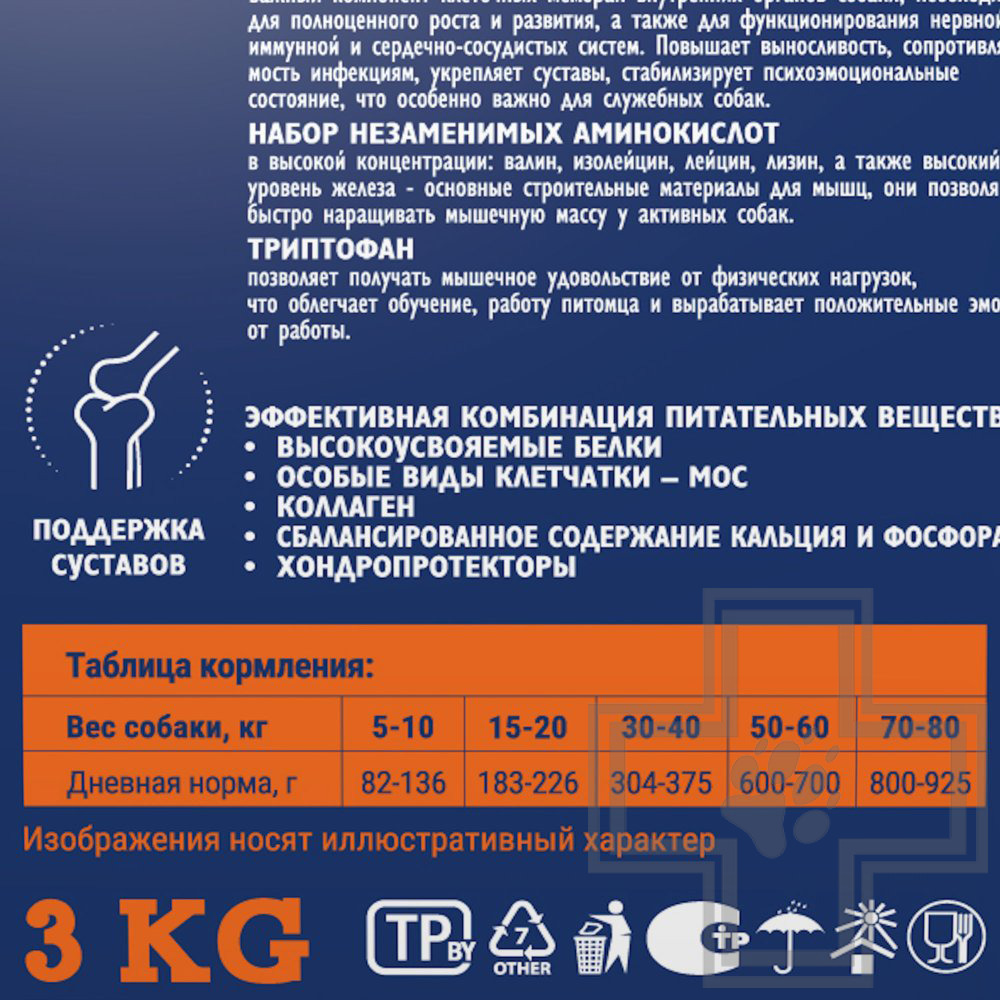 Брит Премиум Спорт 5000 Корм для взрослых собак всех пород с высокими затратами энергии, с курицей