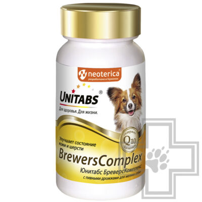 Unitabs BrewersComplex Витаминно-минеральный комплекс для кожи и шерсти для мелких собак