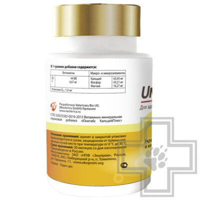 Unitabs CalciPlus Витаминно-минеральный комплекс для зубов и костей для собак