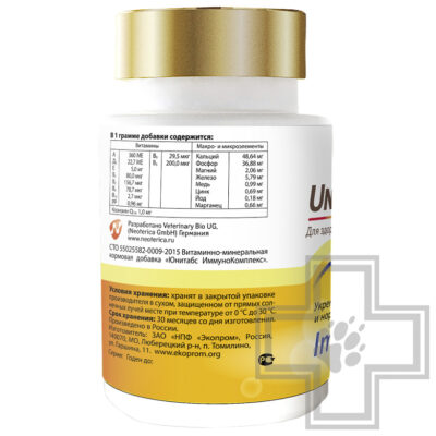 Unitabs ImmunoComplex Витаминно-минеральный комплекс для иммунитета для крупных собак