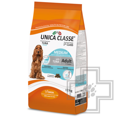 Unica Classe Medium Adult Корм для взрослых собак средних пород, с тунцом