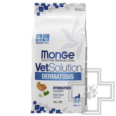 Monge VetSolution Cat Dermatosis Корм-диета для для взрослых кошек при заболеваниях кожи