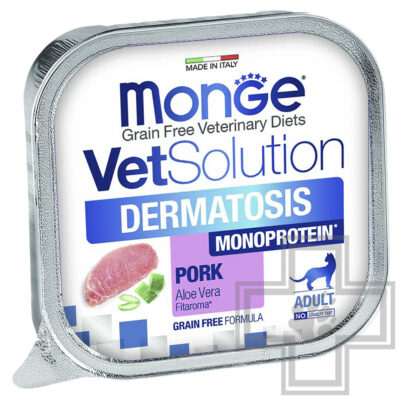 Monge VetSolution Dermatosis Консервы-диета для кошек с заболеваниями кожи
