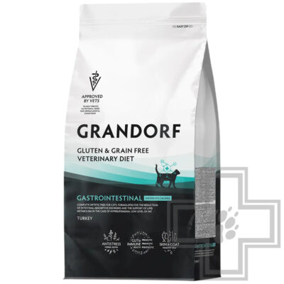 Grandorf Vet Cat Gastrointestinal Moderate Calorie Корм-диета для кошек с расстройством пищеварения