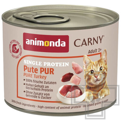 Carny Adult Single Protein Консервы для взрослых кошек, с индейкой