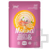 Molina Пресервы для взрослых кошек, цыпленок и креветки в желе