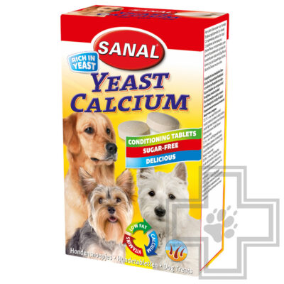 SANAL Yeast Calcium Пивные дрожжи для собак с кальцием