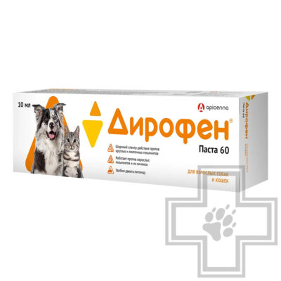 Дирофен Паста 60 для кошек и собак от гельминтов