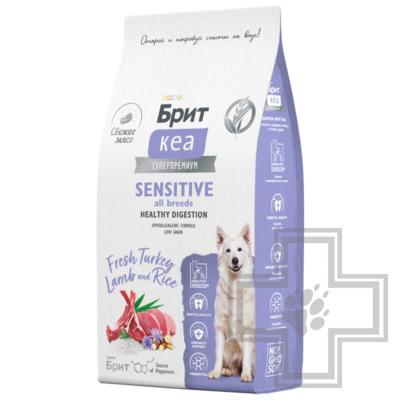 Брит Кеа Adult Sensitive Healthy Digestion Корм для взрослых собак с чувствительным пищеварением