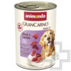 GranCarno Консервы для пожилых собак, кусочки с говядиной и ягнёнком