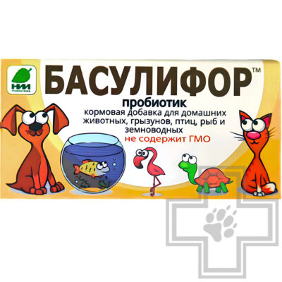 Басулифор-Ж Кормовая добавка для профилактики заболеваний ЖКТ у домашних животных