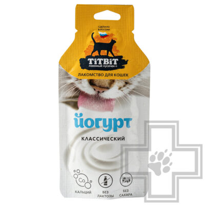 TiTBiT Лакомство Йогурт классический для кошек