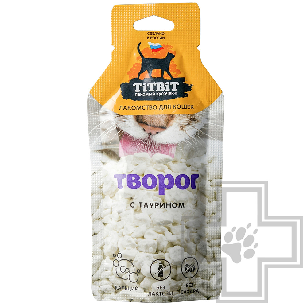 TiTBiT Лакомство Творог с таурином для кошек
