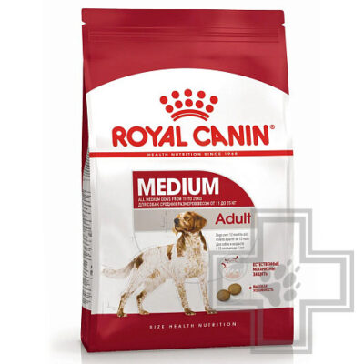 Royal Canin Medium Adult Корм для взрослых собак средних пород от 12 месяцев до 7 лет