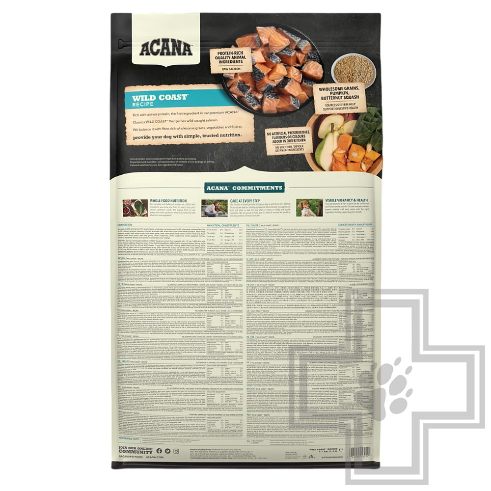 Acana Wild Coast Корм для собак всех пород и возрастов, с рыбой