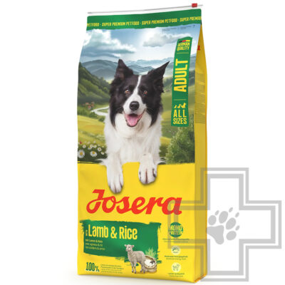 Josera Lamb & Rice Adult 20/11 Корм беззерновой для взрослых собак всех пород, с ягненком и рисом