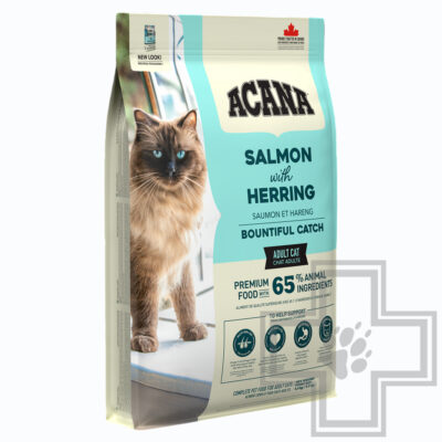 Acana Bountiful Catch Корм низкозерновой для взрослых кошек, с рыбой