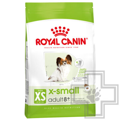 Royal Canin X-Small Adult 8+ Корм для пожилых собак мелких пород, с птицей
