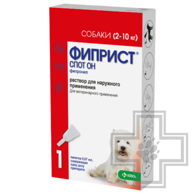 Фиприст Спот Он от блох и клещей для собак