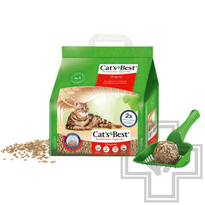 Cat's Best Original Наполнитель древесный комкующийся